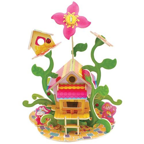 Сборная модель REZARK Лесные домики. Цветочный дом FHS-003