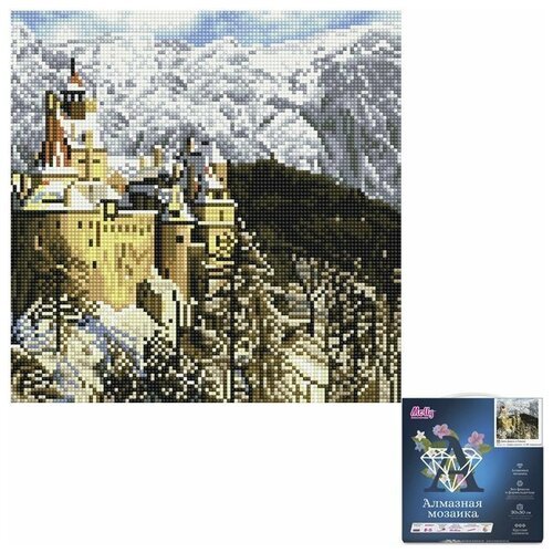 Алмазная мозаика Molly 30х30 см Замок Дракулы в Румынии 28 цветов
