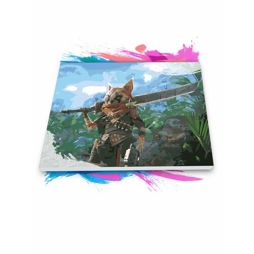 Картина по номерам на холсте BIOMUTANT, 90 х 120 см